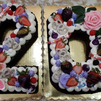 Vee’s Pastries - Number cake with decorations. - Cupcakes Near Me Vee’s Pastries - Number cake with decorations. - Cupcakes Near Me