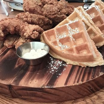 Hen Quarter - Chicken and Waffles; yummy. - Southern Near Me - Alexandria, Virginia