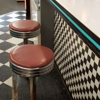 Lyon's Corner Drug - soda fountain seating - Drugstores Near Me - Steamboat Springs, Colorado