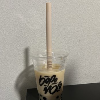 Bopomofo Cafe - Jasmine milk tea with boba - Cafes Near Me - Irvine, California