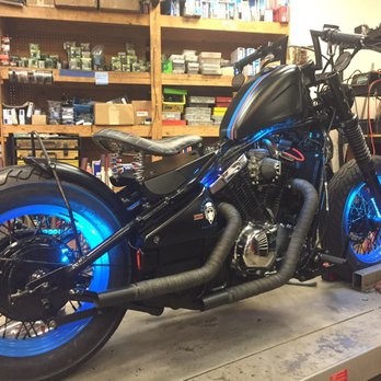 Motorcycles Unlimited Inc - This is my 96' Custom built Kawasaki Vulcan Classic 800 Bobber Motorcycles Unlimited built for me! - Motorcycle Repair Near Me - Houston, Texas Motorcycles Unlimited Inc - This is my 96' Custom built Kawasaki Vulcan Classic 800 Bobber Motorcycles Unlimited built for me! - Motorcycle Repair Near Me - Houston, Texas