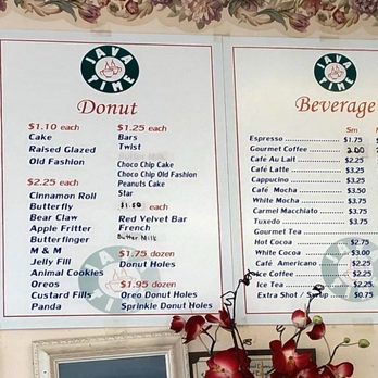 Java Time Donuts - Full menu - Donuts Near Me - Elk Grove, California