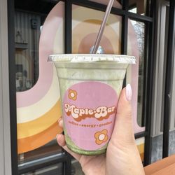 Maple Bar - Strawberry cold foam matcha