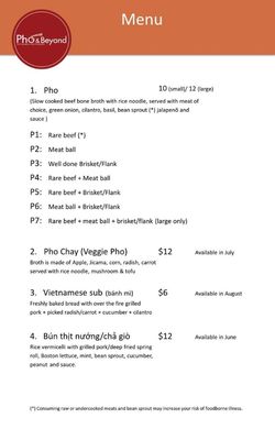 Menu photo 4 Pho & Beyond Strongsville, OH Menu photo 4 Pho & Beyond Strongsville, OH