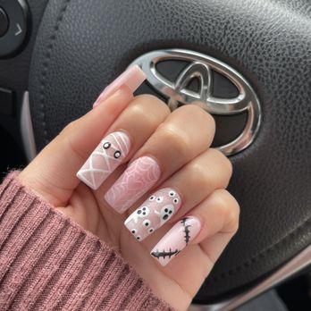 Alpha Nails - set done by hannah - Nail Salons Near Me - Huntington Beach, California