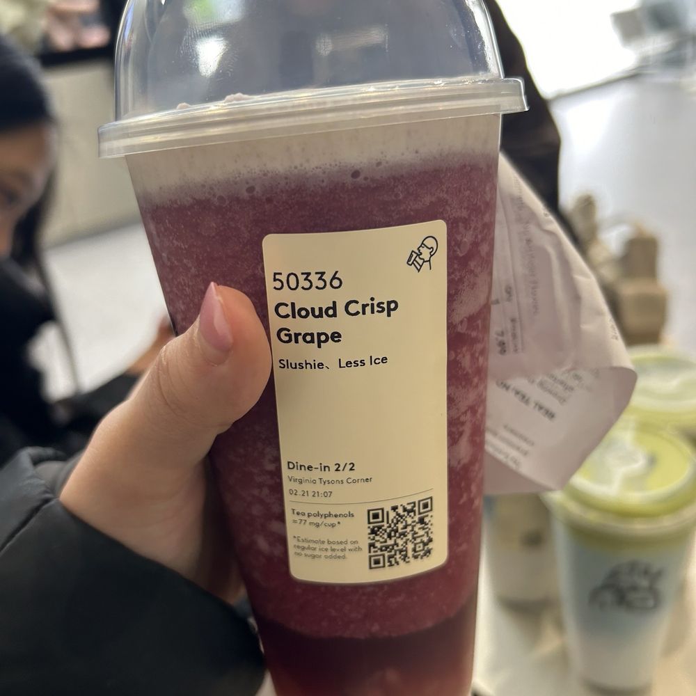 HeyTea - Cloud crisp grape tea - Bubble Tea Near Me - Tysons, Virginia HeyTea - Cloud crisp grape tea - Bubble Tea Near Me - Tysons, Virginia