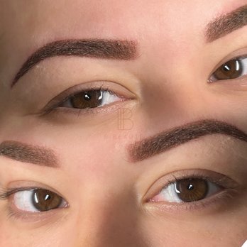 B. Beauté Studio - Ombre Powder brows on dark brunette female in her late 20's with curly hair near addison, tx - Permanent Makeup Near Me - Farmers Branch, Texas B. Beauté Studio - Ombre Powder brows on dark brunette female in her late 20's with curly hair near addison, tx - Permanent Makeup Near Me - Farmers Branch, Texas