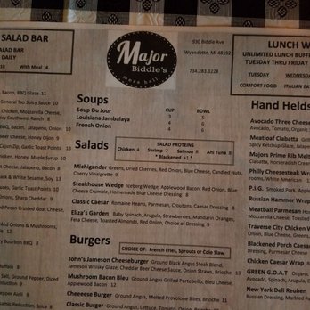 Major Biddles - American Near Me - Wyandotte, Michigan