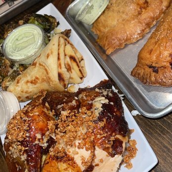 The Chicken Koop - The Garlic Chicken Plate - New American Near Me - Whittier, California