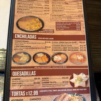 La Hacienda - Menu 2/5  (02/2026) - Mexican Near Me - South Jordan, Utah