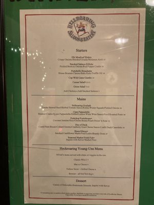 Menu photo 6 Hellroaring Saloon and Eatery Whitefish, MT
