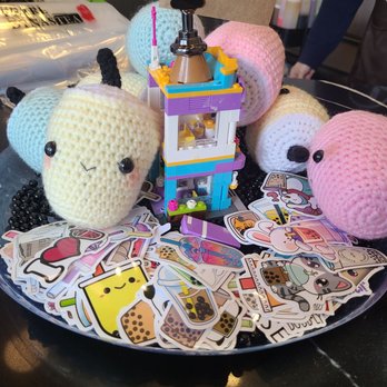 Pearl Dynastea - Stickers! I became a 10 y/o little girl for a min - Bubble Tea Near Me - Bronx, New York