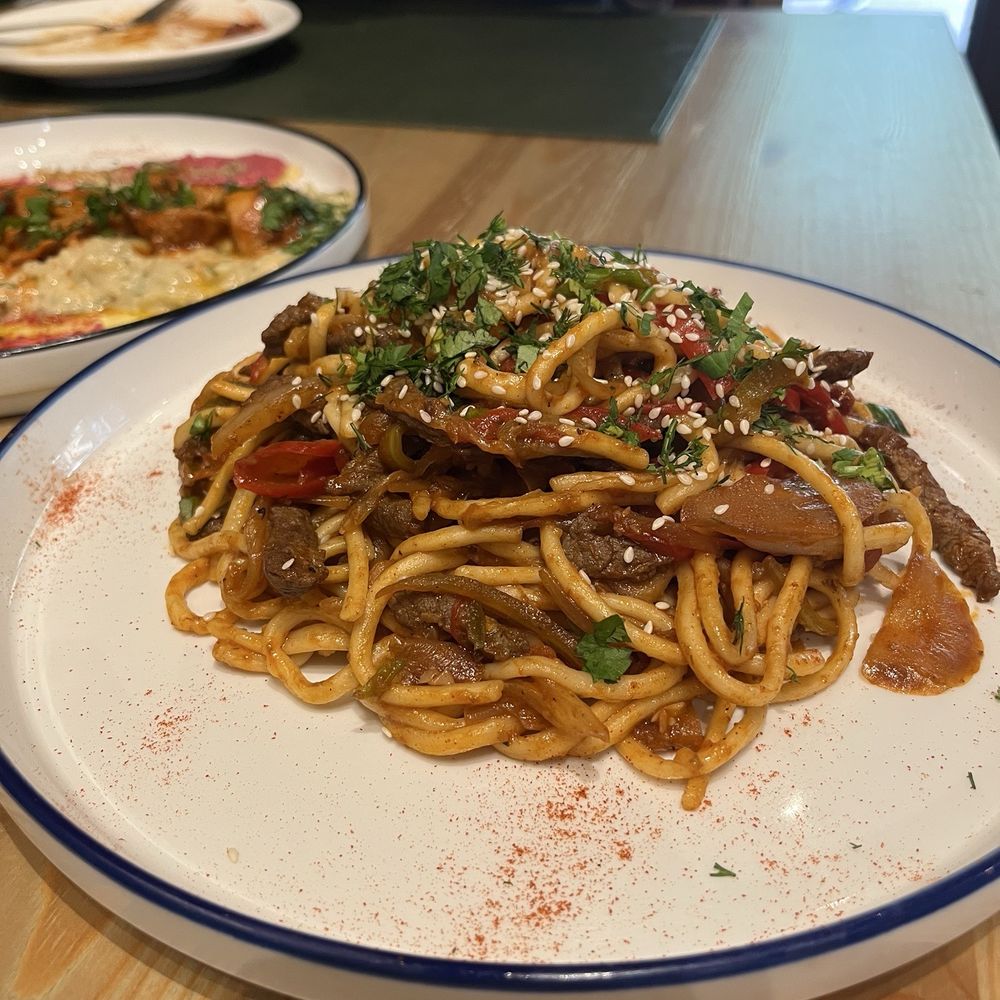 Chaykhana Pittsburgh - Fried Lagman - Uzbek Near Me - Pittsburgh, Pennsylvania