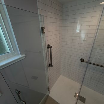 Karp Construction - Converted 1/2 bath to a full bath with a new shower. - General Contractors Near Me