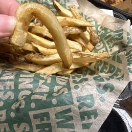 Soggy, soft fries