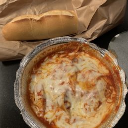 Disappointing lasagna??  A pile of pasta with cheese.. no meat.