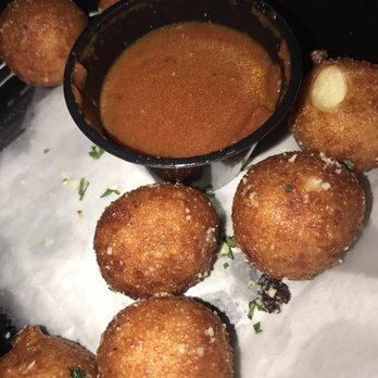 Roostica - Mozzarella puffs and sauce that needed lots and lots of salt! - Italian Near Me - Key West, Florida