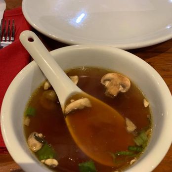 Benihana - Cupertino - Onion soup. It's the first dish they give you and it comes out pretty warm. - Steakhouses Near Me - Cupertino, California Benihana - Cupertino - Onion soup. It's the first dish they give you and it comes out pretty warm. - Steakhouses Near Me - Cupertino, California