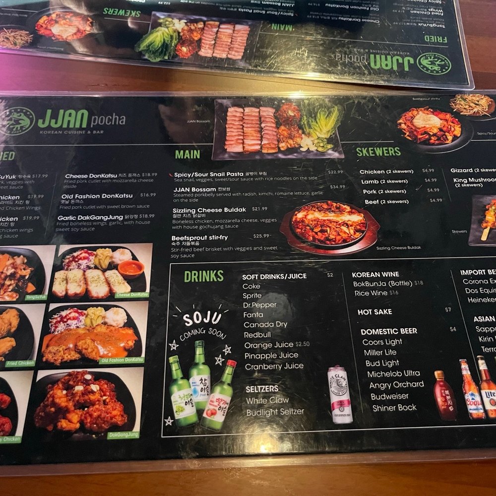 JJAN Pocha - Menu - Korean Near Me - Moore, Oklahoma JJAN Pocha - Menu - Korean Near Me - Moore, Oklahoma