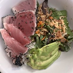 Seared ahi tuna from Dragon Baby