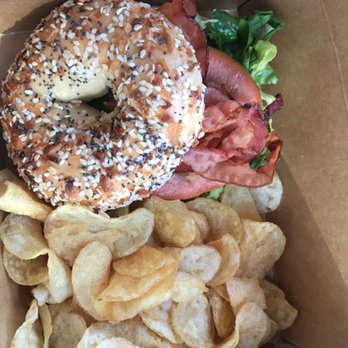 Bruchelle's Bagel Bistro - BLT and chips - Bagels Near Me - Covington, Washington