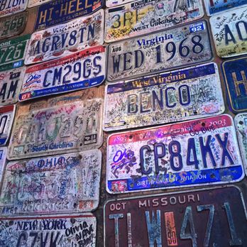 River City Cafe - Wall of license plates - American Near Me - Myrtle Beach, South Carolina River City Cafe - Wall of license plates - American Near Me - Myrtle Beach, South Carolina