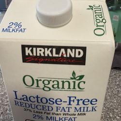 Costco Wholesale - Great tasting, long refrigerator life, lactose free, organic,  2% milk in a three pack