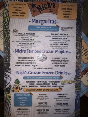 Menu photo 8 Nick's Bar & Grill Hollywood, FL Menu photo 8 Nick's Bar & Grill Hollywood, FL
