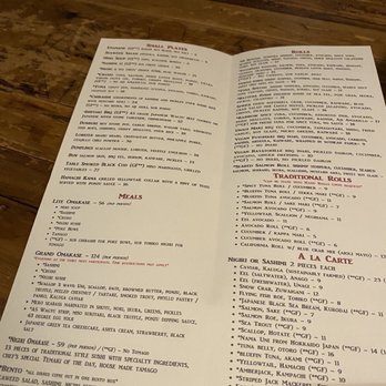 M Sushi - Menu - Sushi Bars Near Me - Durham, North Carolina