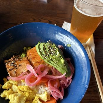 The Terrace - Salmon bowl - Asian Fusion Near Me - Hanalei, Hawaii The Terrace - Salmon bowl - Asian Fusion Near Me - Hanalei, Hawaii