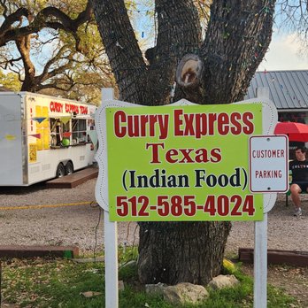 Curry express Texas - Parking area. - Indian Near Me - Manchaca, Texas