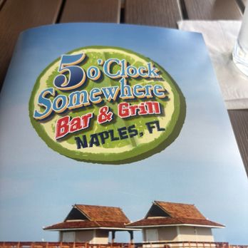 5 O'Clock Somewhere - The menu - Cocktail Bars Near Me - Naples, Florida