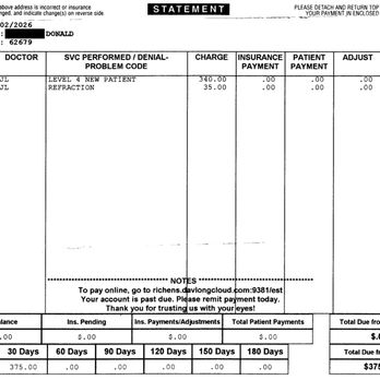 Richens Eye Center - Richens Bill originally having failed to submit to insurance - Optometrists Near Me - St. George, Utah Richens Eye Center - Richens Bill originally having failed to submit to insurance - Optometrists Near Me - St. George, Utah