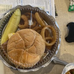 Breakfast burger
