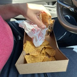 Handy box to drive and eat with Handy box to drive and eat with