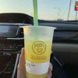 Mango Yogurt Drink + Yogurt popping boba Mango Yogurt Drink + Yogurt popping boba