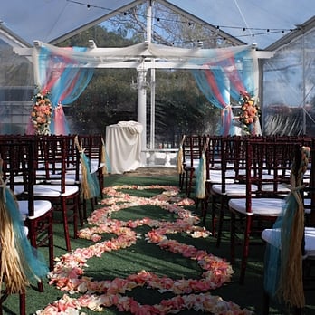 The Perry House - Tented ceremony - florist design by CC Creations - Venues & Event Spaces Near Me - Monterey, California