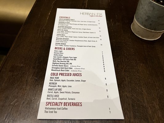 Menu photo 2 Herban Fix - Vegan Kitchen Atlanta, GA