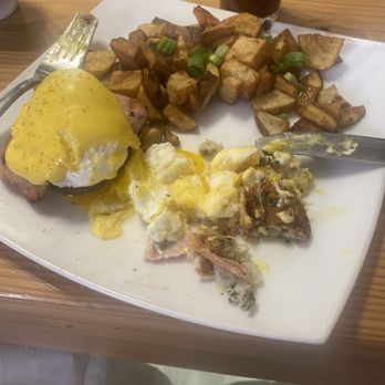 Britt's Pub and Eatery - Fish Cake Benedict (yummy) - Pubs Near Me - Saint John, New Brunswick