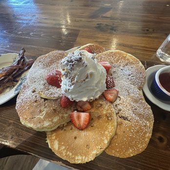The Birch Door Cafe - Strawberry Granola Pancakes - Breakfast & Brunch Near Me - Bellingham, Washington The Birch Door Cafe - Strawberry Granola Pancakes - Breakfast & Brunch Near Me - Bellingham, Washington