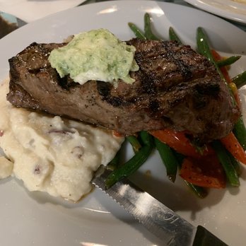 Chapter 2 - NY steak with mash potatoes and veggies - New American Near Me - Tracy, California