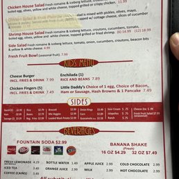 Updated menu Updated menu