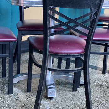 Arcade Restaurant - Disgustingly dirty chair - Diners Near Me - Memphis, Tennessee Arcade Restaurant - Disgustingly dirty chair - Diners Near Me - Memphis, Tennessee