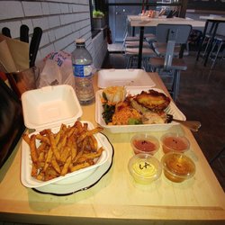 Chkn Chop - I assaulted these fries with my mouth, I'm lucky they didn't press charges.