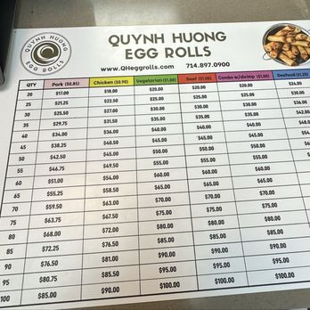 Quynh Huong - Menu prices - Vietnamese Near Me - Westminster, California Quynh Huong - Menu prices - Vietnamese Near Me - Westminster, California
