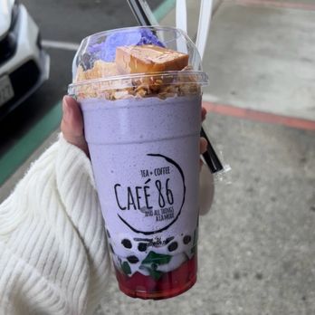 Cafe 86 - upside down halo halo before price increase - Desserts Near Me - Union City, California Cafe 86 - upside down halo halo before price increase - Desserts Near Me - Union City, California
