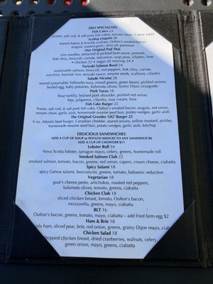 Menu photo 1 Salt Shaker Deli Lunenburg, NS Menu photo 1 Salt Shaker Deli Lunenburg, NS