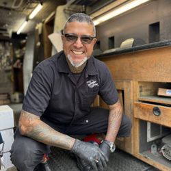 Rolling Sharpening Stone Mobile Knife Sharpening - Joey!