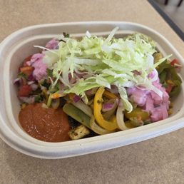 Thecha Paneer Biryani bowl Thecha Paneer Biryani bowl