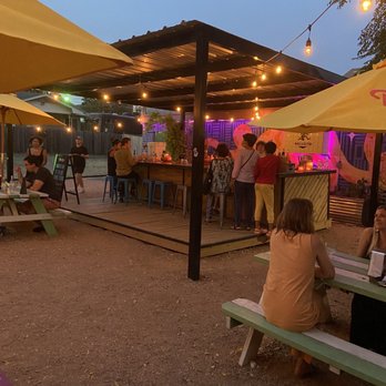 Nixta Taqueria - Sweet backyard bar - Mexican Near Me - Austin, Texas